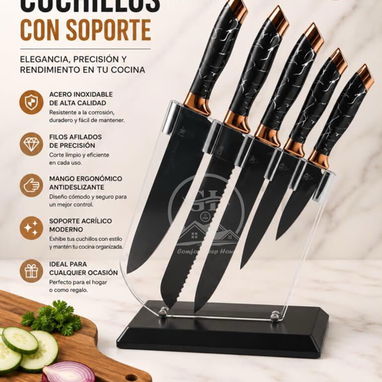 SET DE CUCHILLOS, UTENSILIOS DE COCINA, SARTENES, KIT DE REPOSTERIA Y MAS - 2/9