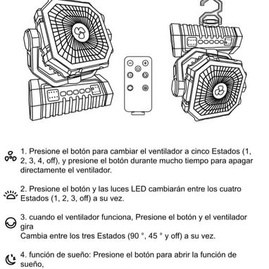 Ventilador recargable - 3/3