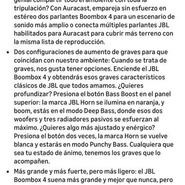 ➡️JBL Boombox 4 - PRECIO 560 USD Lleva la fiesta a todas partes. Altavoz portátil impermeable más potente - Img 123076593