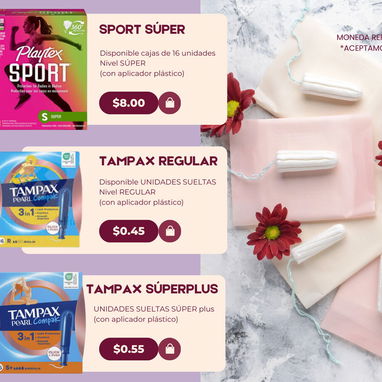 Tampones tampax tampón tapón tapones - Img 116029556