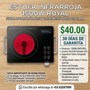 ESTUFA INFRARROJA 1500W ROYAL - Img 55824830