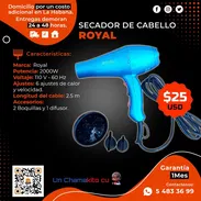 🪮 ROYAL 🪮 SECADORA DE PELO ROYAL 2000W. MENSAJERÍA CON FACTURA Y GARANTÍA. TL 54833699 - Img 53437025