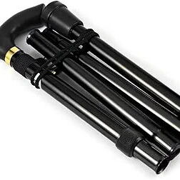 Baston plegable de aluminio color negro.  25 USD - Img 112125821