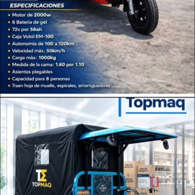 Triciclos eléctricos y de combustión 💨 - 3/10