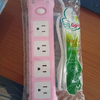 REGLETA ELÉCTRICA DE 4 TOMAS, ENTREGA DE FACTURA, VARIEDAD DE EXTENSIONES Y REGLETAS - 5/8