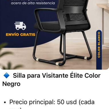 Sillas con Soporte Lumbar - Sillas acolchonadas - 6/7