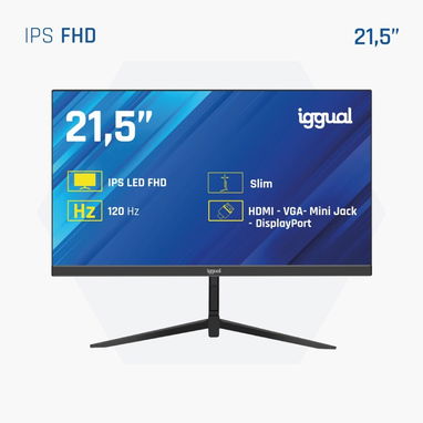 MONITOR IGGUAL 21.5" IPS LED 120Hz 🖥️ 105 USD - 2/2
