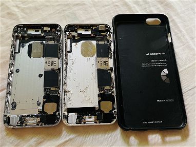 Vendo dos chasis de iPhone 6s con las placas en iCloud es para piezas y un forro de 6Plus,6sPlus de uso - Img main-image-45688299