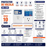 PROTECTOR DE VOLTAJE 20A 120V / ML-VP20A-120V, ENTREGA DE FACTURA, VARIEDAD DE PROTECTORES DE VOLTAJE - Img 57019359