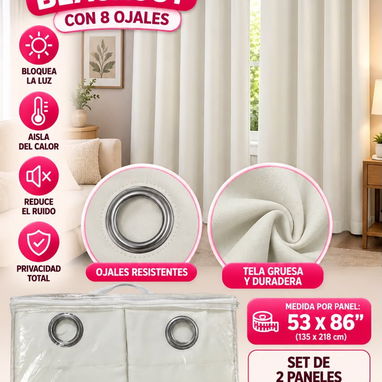 CORTINAS BLACKOUT - 7/8