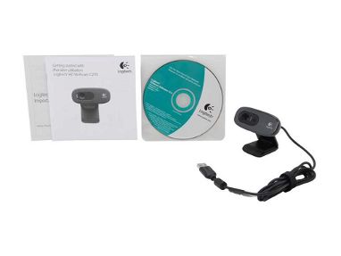 0km✅ Webcam Logitech C270 HD 📦 30fps, 720p, 3mp, USB, Micrófono ☎️56092006 - Img 66384223