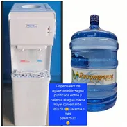 Dispensador de agua+botellón+agua purificada enfría y calienta el agua marca Royal con estante 🌼Garantía 1 mes - Img 54428185