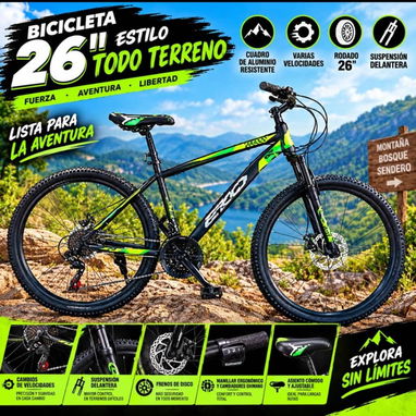 Bicicletas EKO 26 nuevas de paquete - 10/10