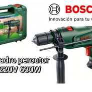 Taladro Bosch percutor 630w 220v nuevo en su maleta - Img 54686716