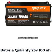 Batería Qidianfy 25v 100 ah - Img 57907612