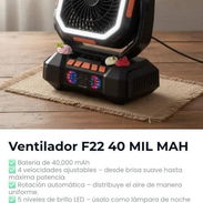 Ventilador Portátil Recargable F22S, - Img 57292427