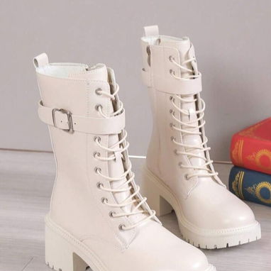 Botas blancas altas - 2/3