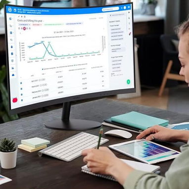 SON BAJO CONSUMO DE ENERGIA!!! Monitores 27 Pulgadas 0km sellados📦 Curvo Full HD 1080P Monitor Panel VA Color Negro - 2/4