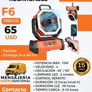 VENTILADOR RECARGABLE F6 - Img 57294681