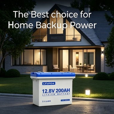 Batería Anern de litio LiFePO4 de 12,8 V, 200 Ah y 2560 WH - 5/7