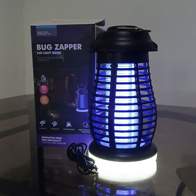 Lámpara grande mata mosquitos. Impermeable, con lámpara incluida y modo automático. - 4/4