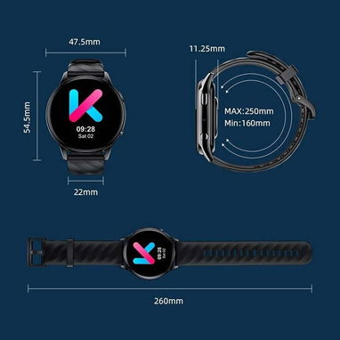 Kumi GW5 Smartwatch (Silver) | videojuegoshabana.com - Img 122013822