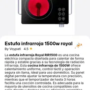 Estufa infrarroja 1500w royal - Img 57957264