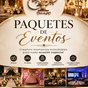 Paquetes de Decoraciones,buffet,cake para fiestas de cumpleaños  y eventos - Img 55784965