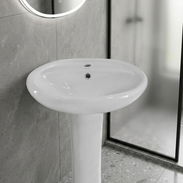 Labamano con pedestal y de encimera y normales importado diferentes modelos y medidas con los herrajes y solos - Img 55736634