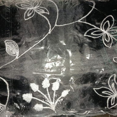 Cortinas de encaje, dos paños. - Img 122576546