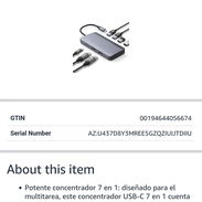 Regleta de puertos USB y HDMI Anker 7-1 compatible con PC, MacBook, iPad Pro etc - Img 57620181