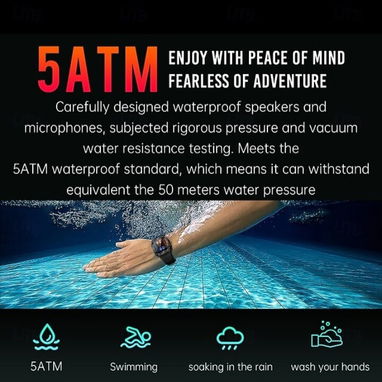 45 USD O AL CAMBIO SMARTWATCH KT83 DE GAMA ALTA RESISTENTE AL AGUA 5ATM PANTALLA AMOLED 400MAH UNA DURACIÓN DE CARGA DE - Img 122070340