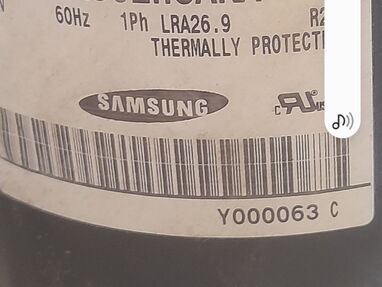 Se vende compresor de aire acondicionado marca Samsung de 1/2 ton 110 v prácticamente nuevo - Img 63118902