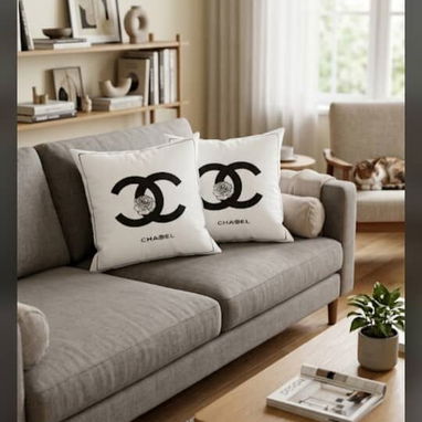 ☕️Set de 2 cojines con su forro y ziper /18 usd☕️ - Img 123552092
