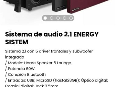 Sistema de audio 2.1 ENERGY SISTEM - Img main-image