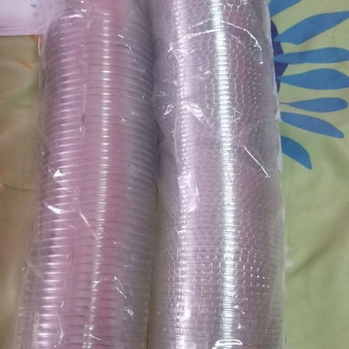 Vasos plásticos grandes nuevos con tapa. - Img 123586743
