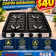 Cocina de gas MILEXUS 4 quemadores - Img 58162683