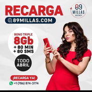 ¡Hazle un regalo triple a tu familia con una sola #Recarga! 🎁📲 . Recibirán: ✅️ 8GB ✅️ 80 Mins ✅️ 80 SMS ‼️Disponible t - Img 45598138