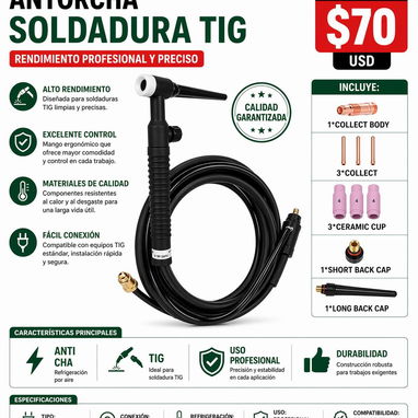 Plantas de soldar inverter portátiles, plasma, consumibles, antorchas - Img 121315200