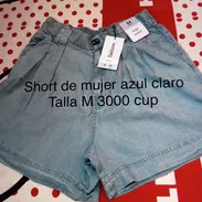 Vestidos de mujer color veiz marca HM tallaXL. Shor de mujer azul claro talla M. - Img 56163687