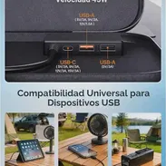 ZOUPW Panel solar portátil de 100 W para cargar estaciónes de energía portátil - Img 58057576