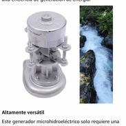 HIDROGENERADOR/ MINI CENTRAL HIDROELÉCTRICA PORTÁTIL PARA USO EN SU HOGAR 0.5gal/s - ENERGÍA GRATIS - Img 51566832