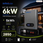 ⚡ Kit Solar InfiniSolar 6 kW + Batería Global Power 5 kWh - Img 57004920