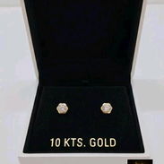 Aretes originales oro 10k - Img 55920966