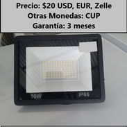 Reflector Led de 50w resistente al agua, sol y polvo con 3 meses de garantía - Img 48178990
