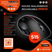 🖱️ INALÁMBRICOS 🖱️MOUSE RGB HOCO GM40 INALÁMBRICO. TENEMOS MENSAJERÍA CON FACTURA Y GARANTÍA. TL 54833699 - Img 57267801
