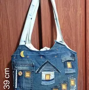 Cartera con monedero de mezclilla - $2000 CUP - Img 50813125