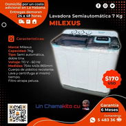 🧼 A LAVAR COMO TOCA 🧼 LAVADORA MILEXUS SEMIAUTOMÁTICA 7KG. ENTREGA GRATIS CON FACTURA Y GARANTÍA. TLF 54833699 - Img 48866371