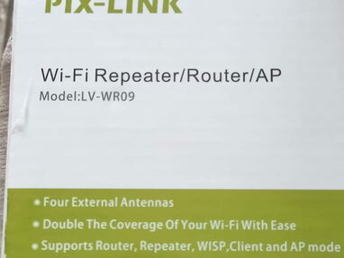 Venta de potente Extensor , Repetidor, Router. Cobertura Hasta 60 metros a  la redonda . modo"Router+ Repetidor+ AP. - Img 63523638