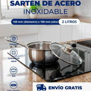 Sarten de acero inoxidable 2 litros - Img 56732466